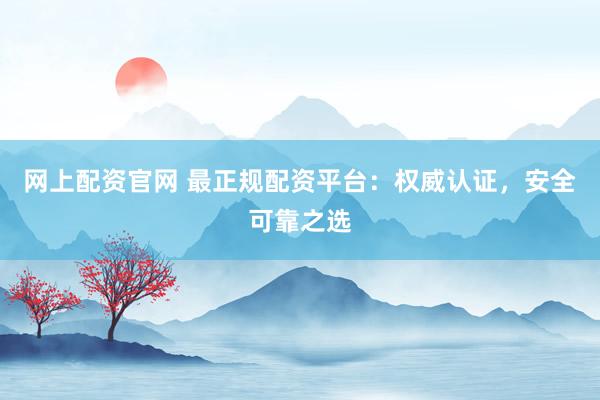 網上配資官網 最正規配資平臺：權威認證，安全可靠之選